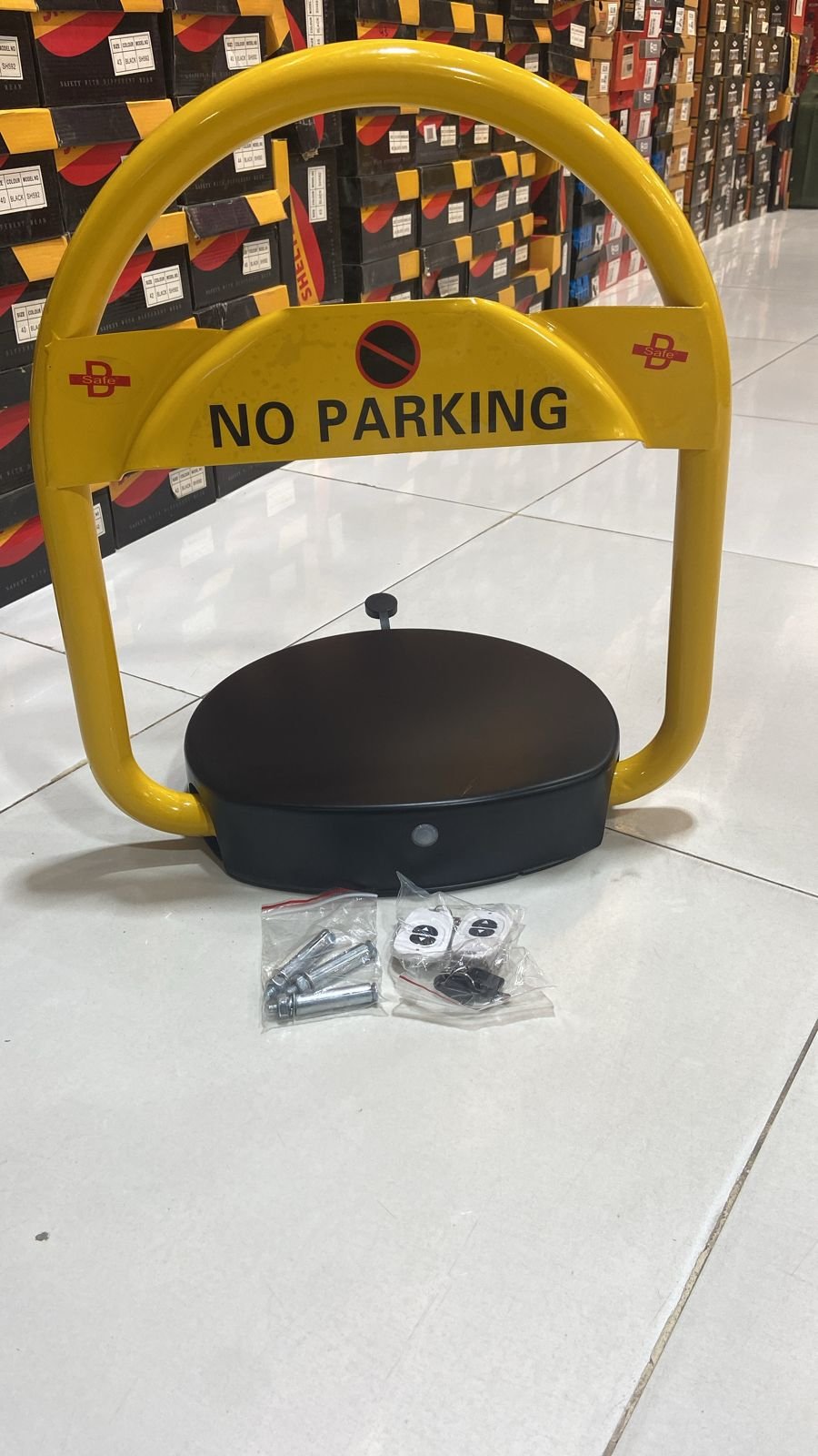 حاجز موقف ومصد السيارات مقاس 50 سم يعمل بالبطارية حاجز موقف ومصد السيارات مقاس 50 سم يعمل بالبطارية